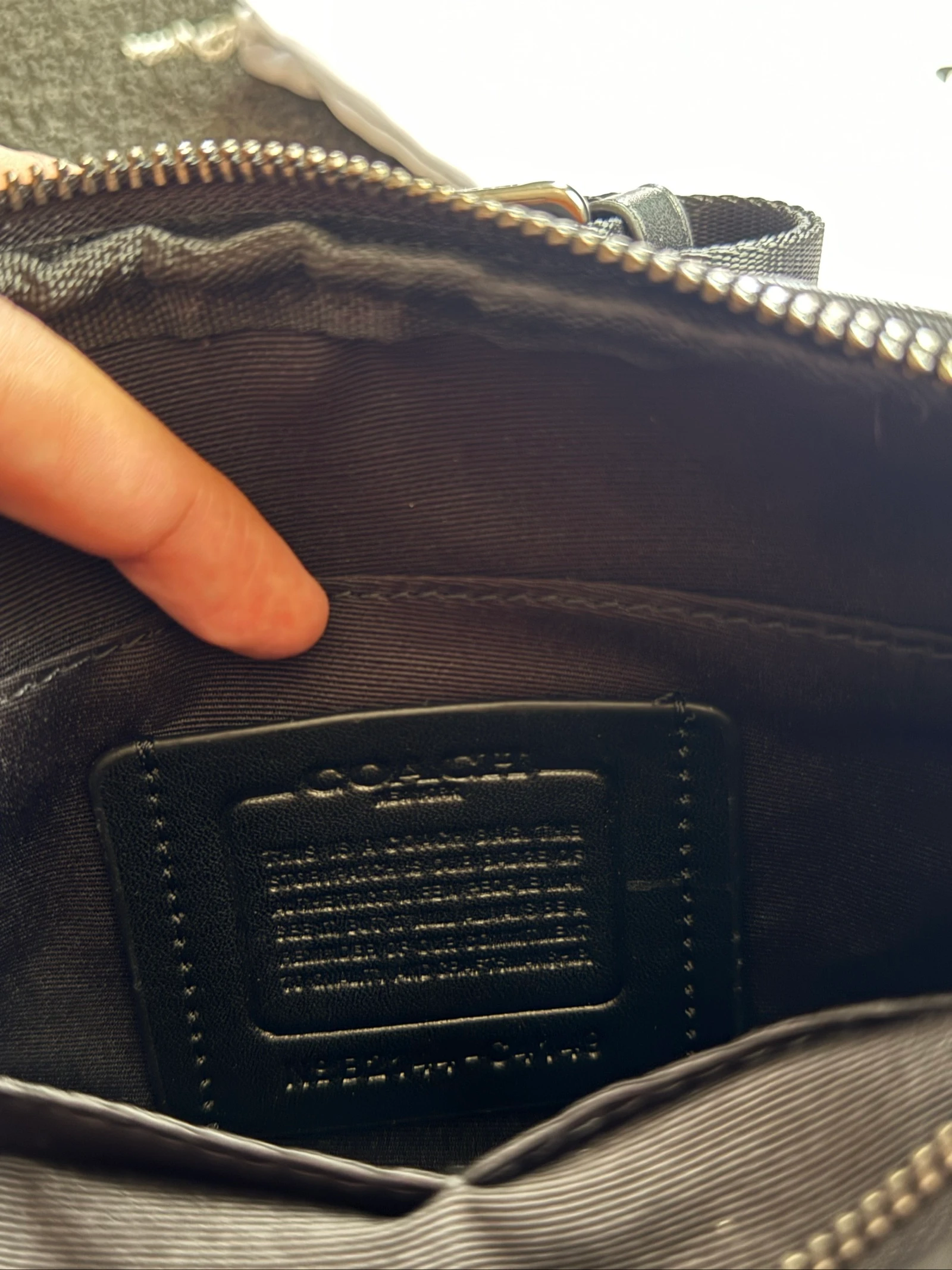 Bolsa transversal Coach – photo 10